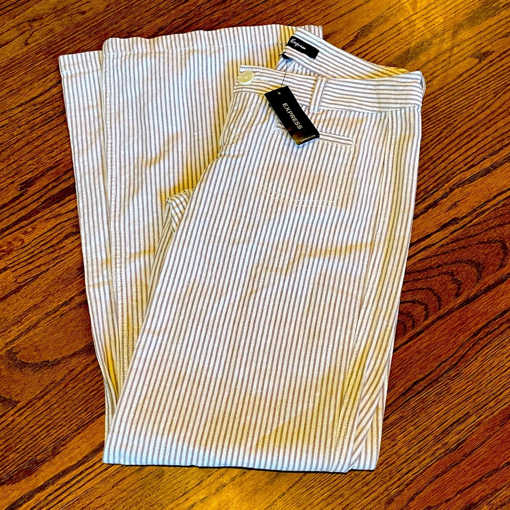 Express NWT - 0 striped pants ✨